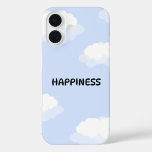 Blue cute phone case