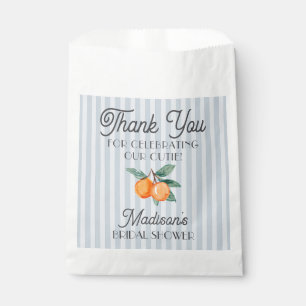 Blue Cutie Main Squeeze Citrus Bridal Shower Favour Bags