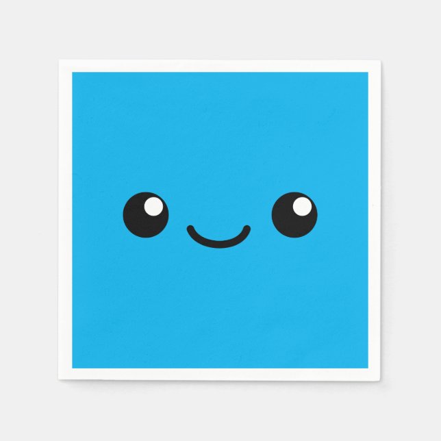 Blue Cutie Napkin (Front)