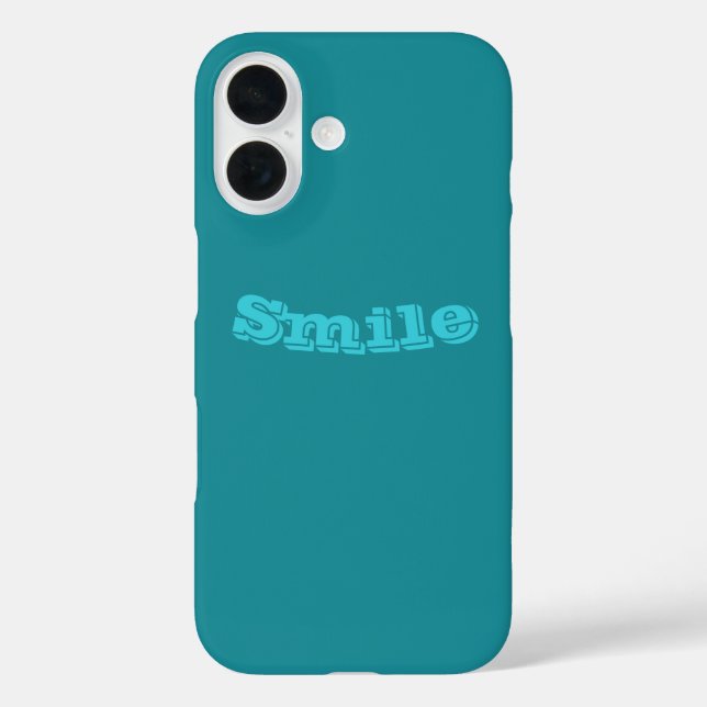 Blue Cyan Teal Turquoise Spring Season Solid Colou Case-Mate iPhone Case (Back)