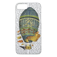 Blue Cylindrical Hot Air Balloon