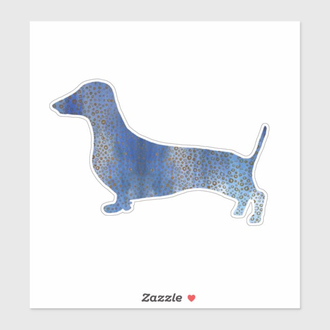 Blue dachshund (Sheet)