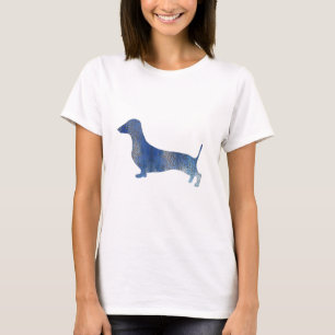 Blue dachshund T-Shirt