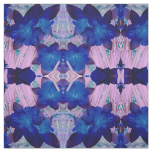 Blue Daffodils Fabric