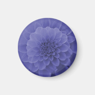 Blue Dahlia Magnet
