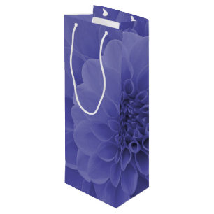 Blue Dahlia Wine Gift Bag