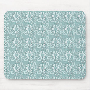 Blue Daisies Mouse Pad