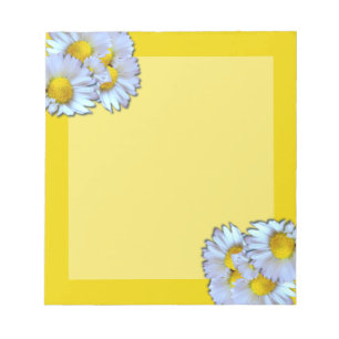 Blue Daisies Notepad