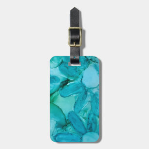 “Blue Daisy” Acrylic Luggage Tag