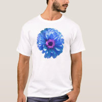 Blue daisy blue floral photo