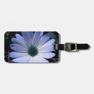 Blue Daisy Flower Custom Luggage Tag