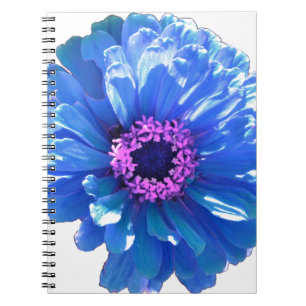 Blue Daisy Spiral Notebook