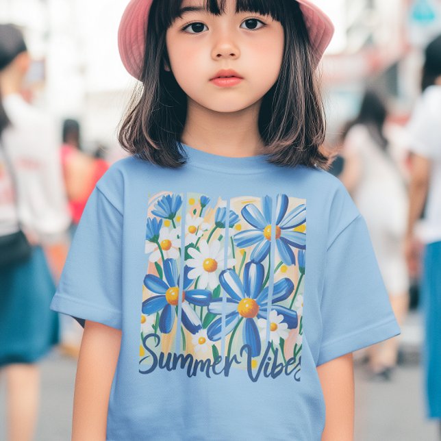 Blue Daisy   T-Shirt (Blue Daisy T-Shirt)
