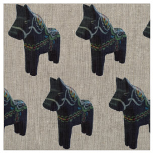 Blue Dala Fabric