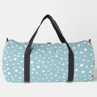 Blue Dalmatian Spots, Dalmatian Dots, Dotted Print