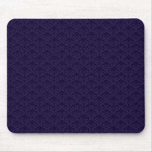 Blue Damask Bows Mouse Pad