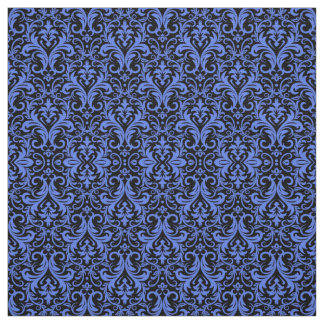 Blue Damask Fabric