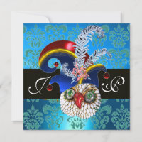 BLUE DAMASK ,JEWEL OWL ,ELF HAT,DIAMOND FEATHERS