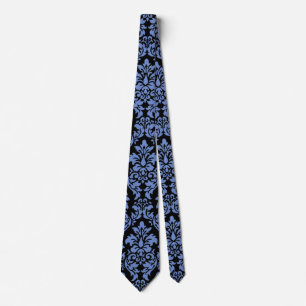 Blue Damask Tie