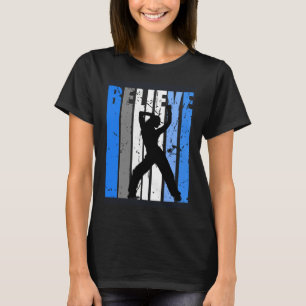 Blue Dance Team Dancing Dancer Believe Motivating  T-Shirt