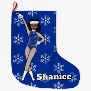 Blue Dancer  #1 Christmas Stocking 