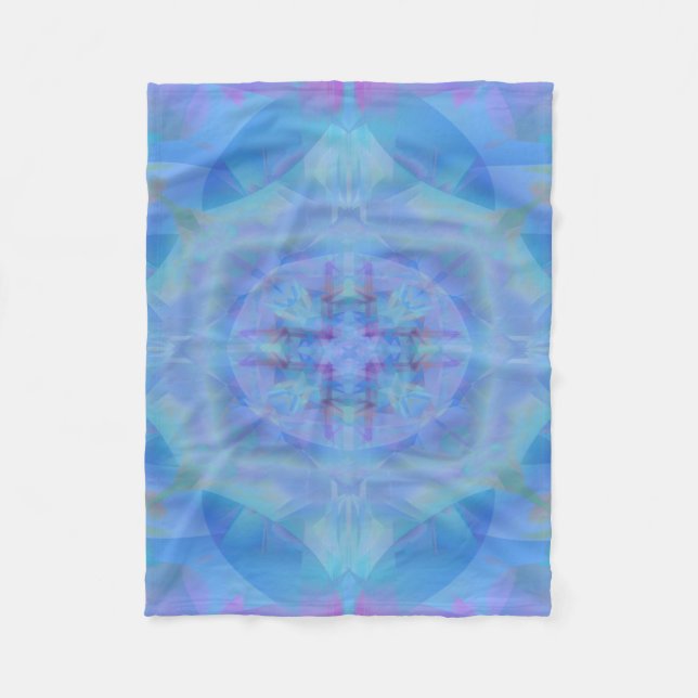 Blue Dancer Fleece Blanket (Front)