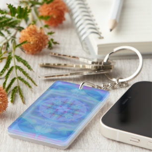 Blue Dancer Key Ring