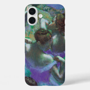 Blue Dancers by Edgar Degas, Vintage Impressionism iPhone 16 Plus Case