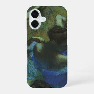 Blue Dancers by Edgar Degas, Vintage Impressionism iPhone 16 Case