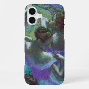 Blue Dancers by Edgar Degas, Vintage Impressionism iPhone 16 Plus Case
