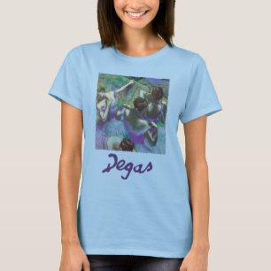 Blue Dancers by Edgar Degas, Vintage Impressionism T-Shirt