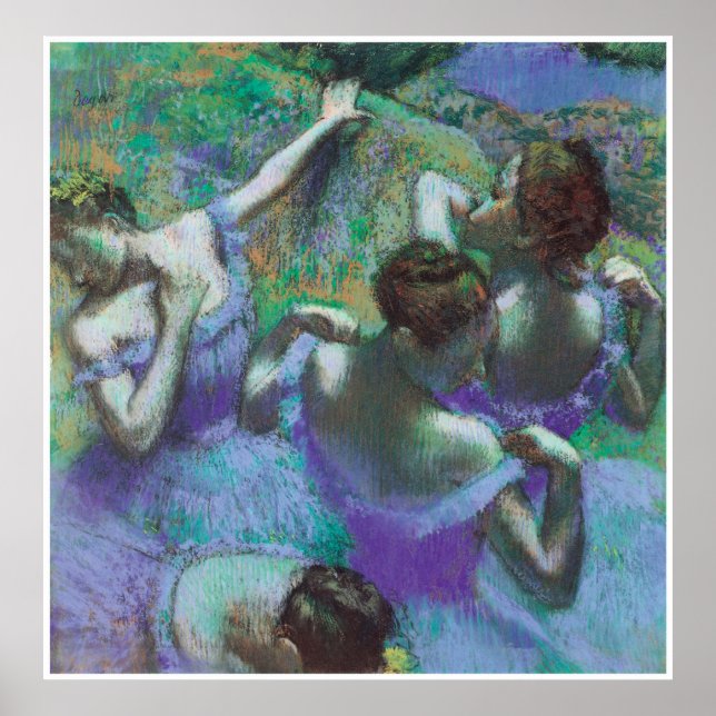 Blue Dancers, c. 1898, Edgar Degas Poster (Front)