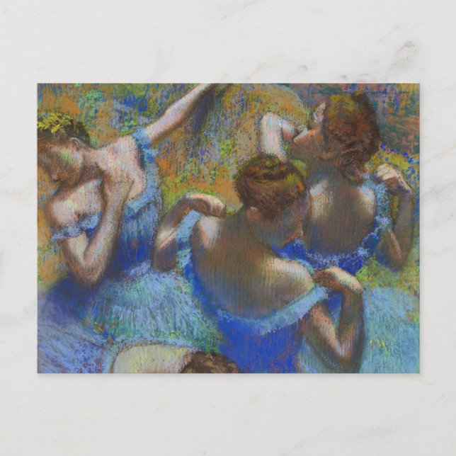Blue Dancers Edgar Degas Postcard (Front)