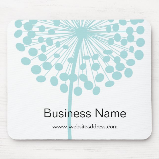 Blue Dandelion Customisable Mousepad (Front)