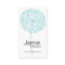 Blue Dandelion Flower Vertical Business Cards