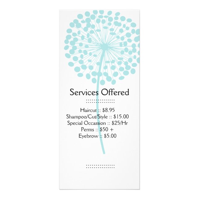 Blue Dandelion Services Rack Card (Front)