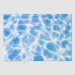 Blue Dappled Water Tissue Paper