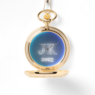 Blue Dark Blue Pocket Watch