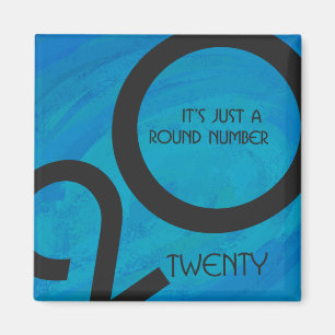 Blue Decade Birthdday Magnet