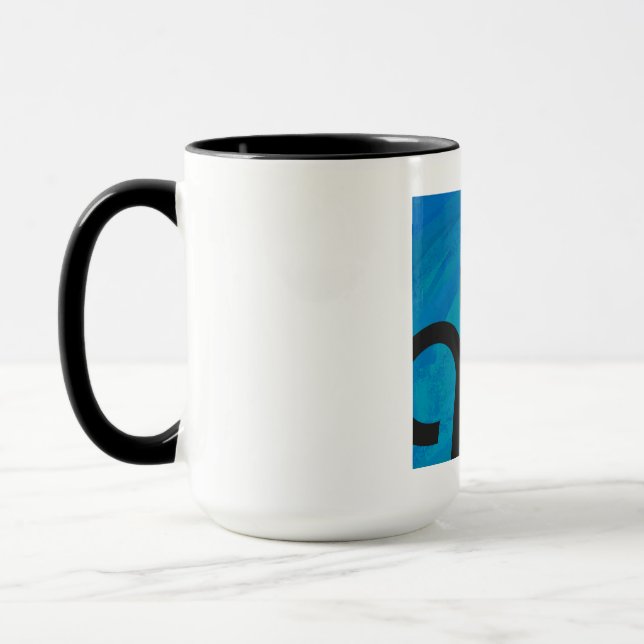 Blue Decade Birthdday Mug (Left)