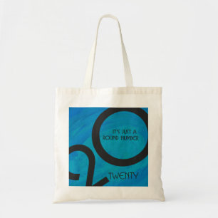 Blue Decade Birthdday Tote Bag