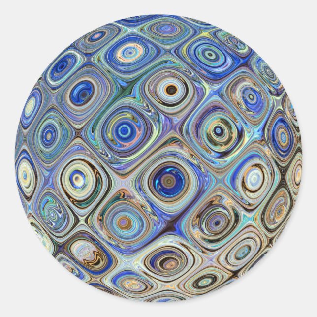 blue deco stickers (Front)