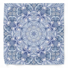 Blue Decorative Bandanna