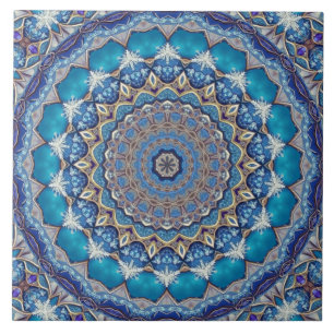 Blue Decorative Ceramic Tile