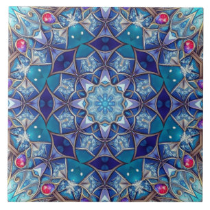 Blue Decorative Ceramic Tile