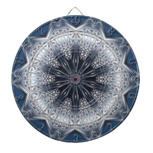 Blue Decorative Dartboard