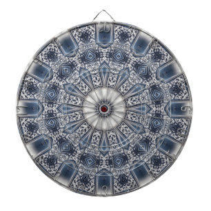 Blue Decorative Dartboard