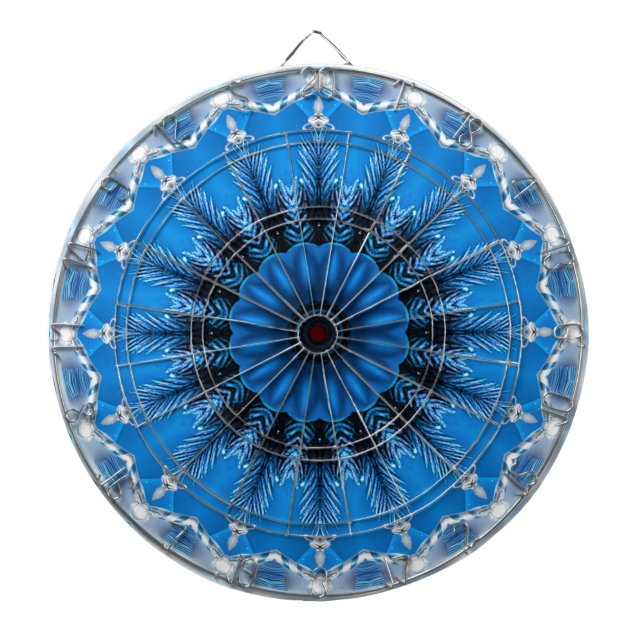 Blue Decorative Dartboard (Front)