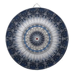 Blue Decorative Dartboard