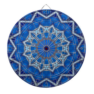 Blue Decorative Dartboard
